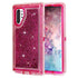 Samsung Galaxy Note 10 Plus Transparent Floating Glitter Heavy Duty Case