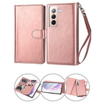 Samsung Galaxy S21 Plus 2 in 1 Leather Wallet Case With 9 Credit Card Slots and Removable Back Cover