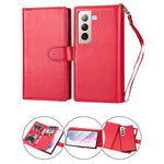 Samsung Galaxy S21 Plus 2 in 1 Leather Wallet Case With 9 Credit Card Slots and Removable Back Cover