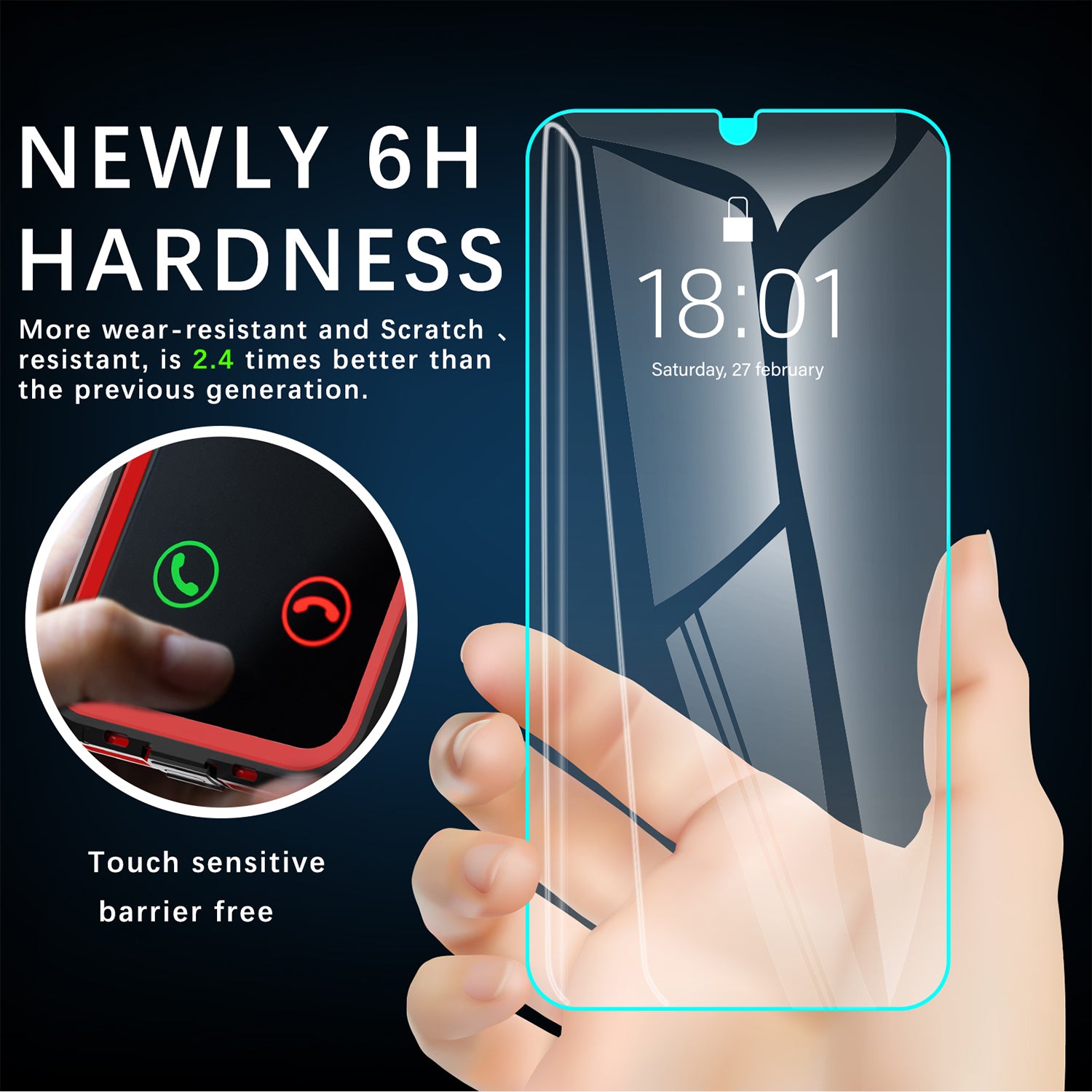 Apple iPhone 14 Plus (6.7") 360 Full Protective Waterproof Case with Built-in Screen Fingerprint Protector