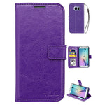 Samsung Galaxy S7 2 in 1 PU Leather Wallet Case with 9 Credit Card Slots and Removable Back Cover