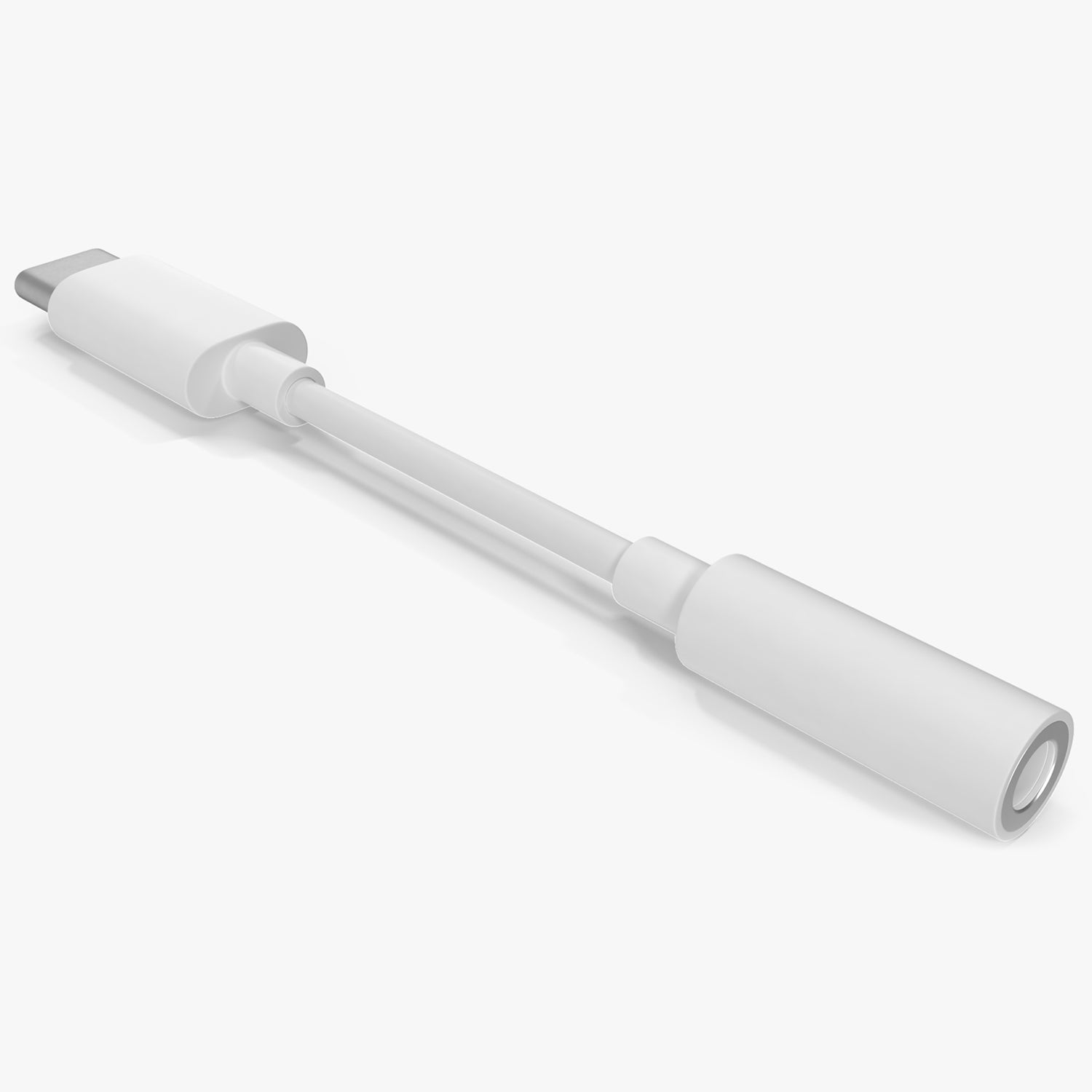 Type C to 3.5 mm Headphone Jack Adapter - White