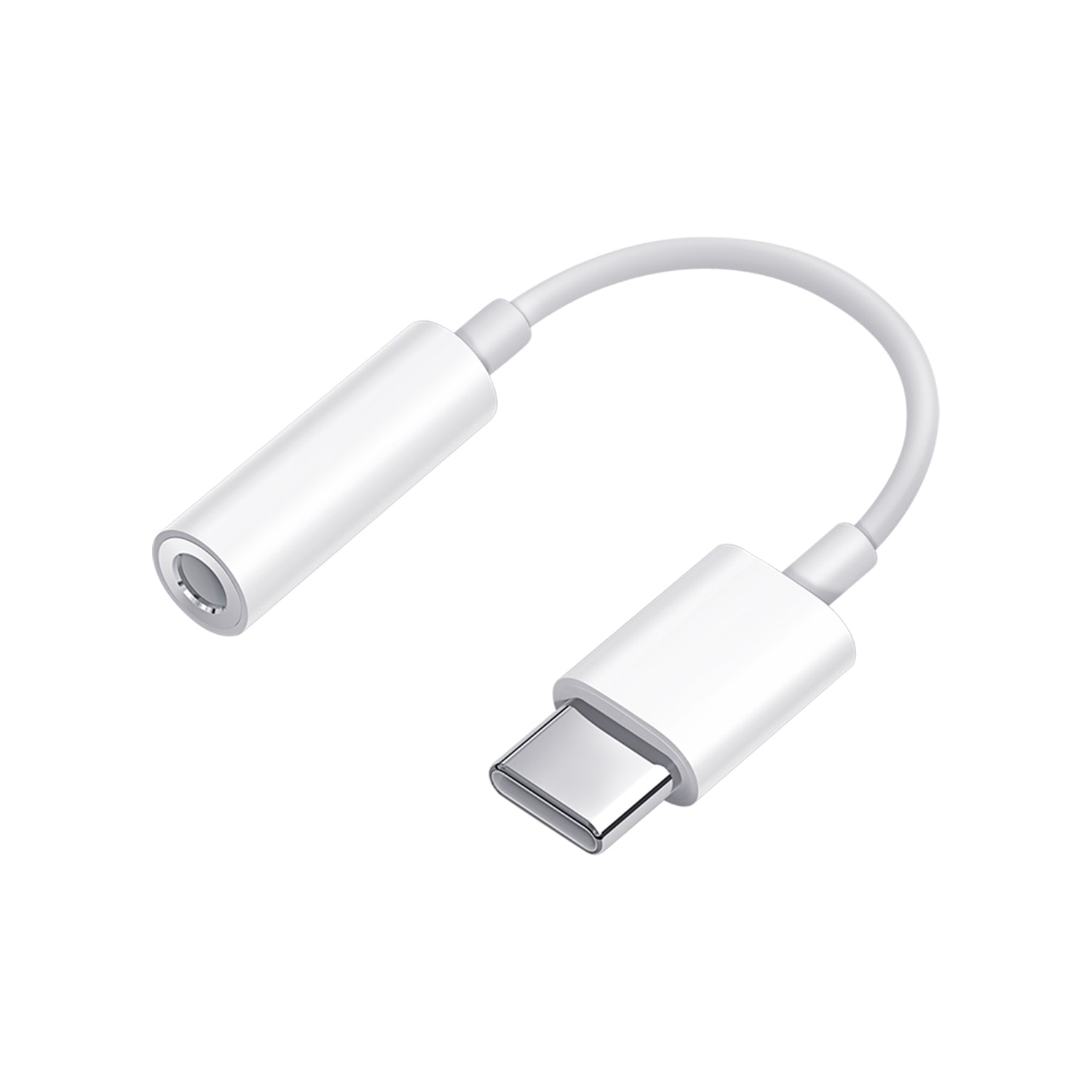 Type C to 3.5 mm Headphone Jack Adapter - White