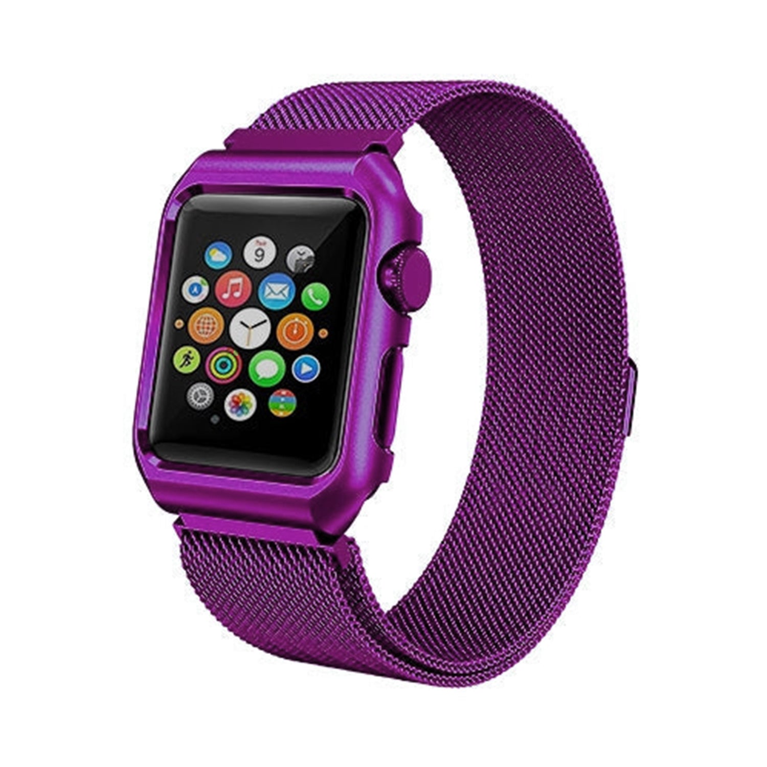 38mm Stainless Steel Wristband  for i-Watch Series 4/3/2/1  Milanese Loop with Strong Magnetic Closure Strap