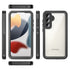 Samsung Galaxy S23 FE,360 Full Protective Waterproof Case With Built-in Screen Fingerprint Protector-Black