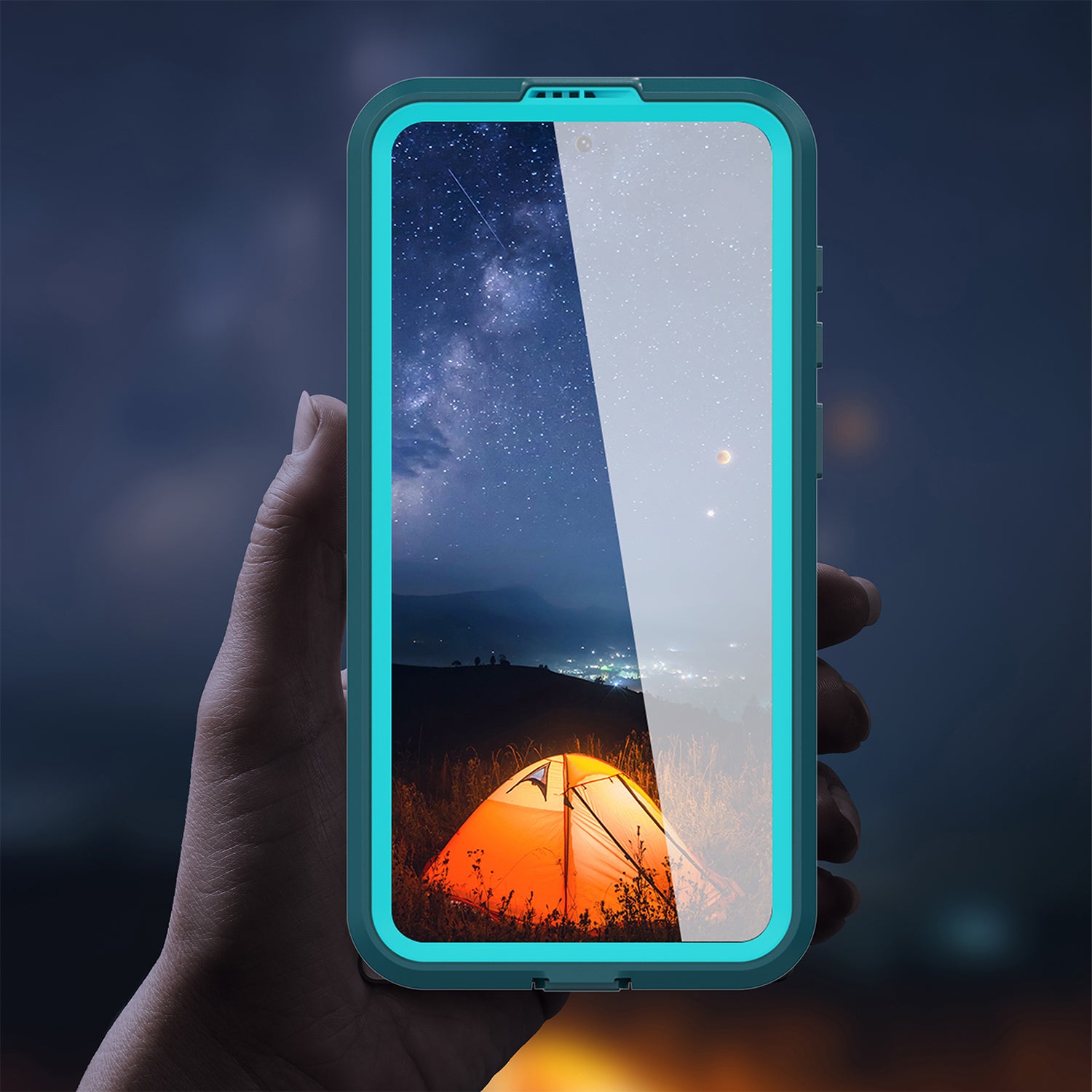 Samsung Galaxy S23 Plus 360 Full Protective Waterproof Case with Built-in Screen Fingerprint Protector
