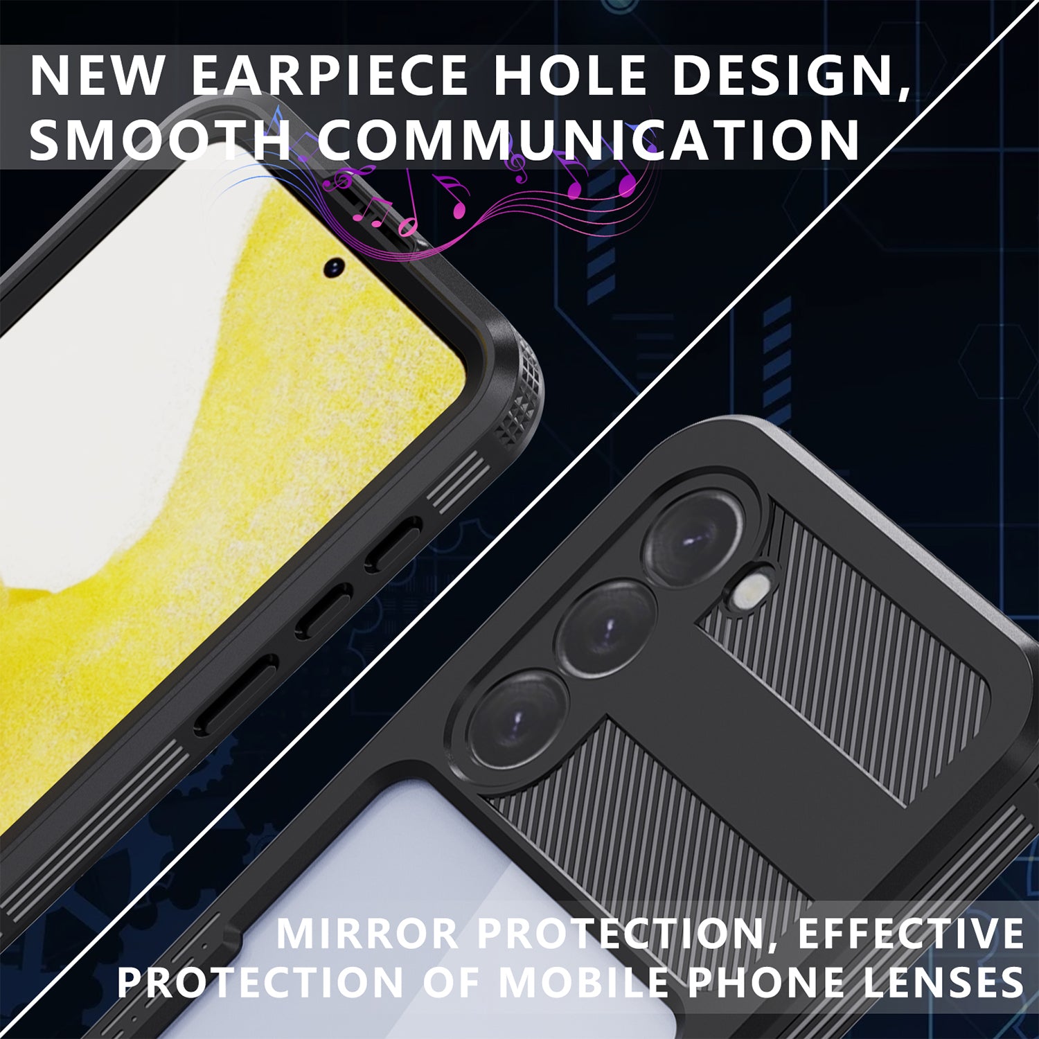Samsung Galaxy S23 Plus 360 Full Protective Waterproof Case with Built-in Screen Fingerprint Protector