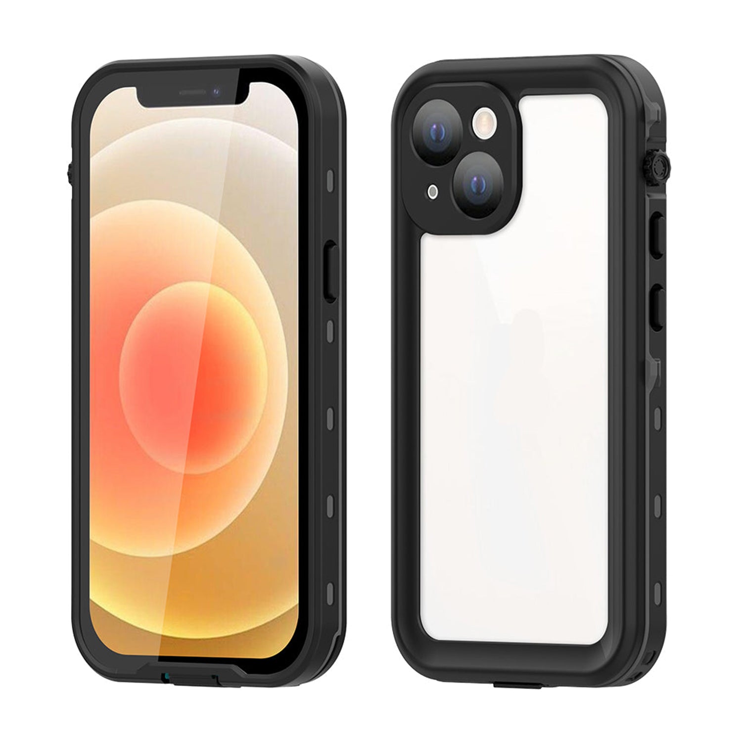 Apple iPhone 13 Mini (5.4") 360 Full Protective Waterproof Case with Built-in Screen Fingerprint Protector