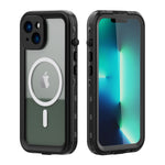 Apple iPhone 14 Plus (6.7") 360 Full Protective Waterproof Case with Built-in Screen Fingerprint Protector