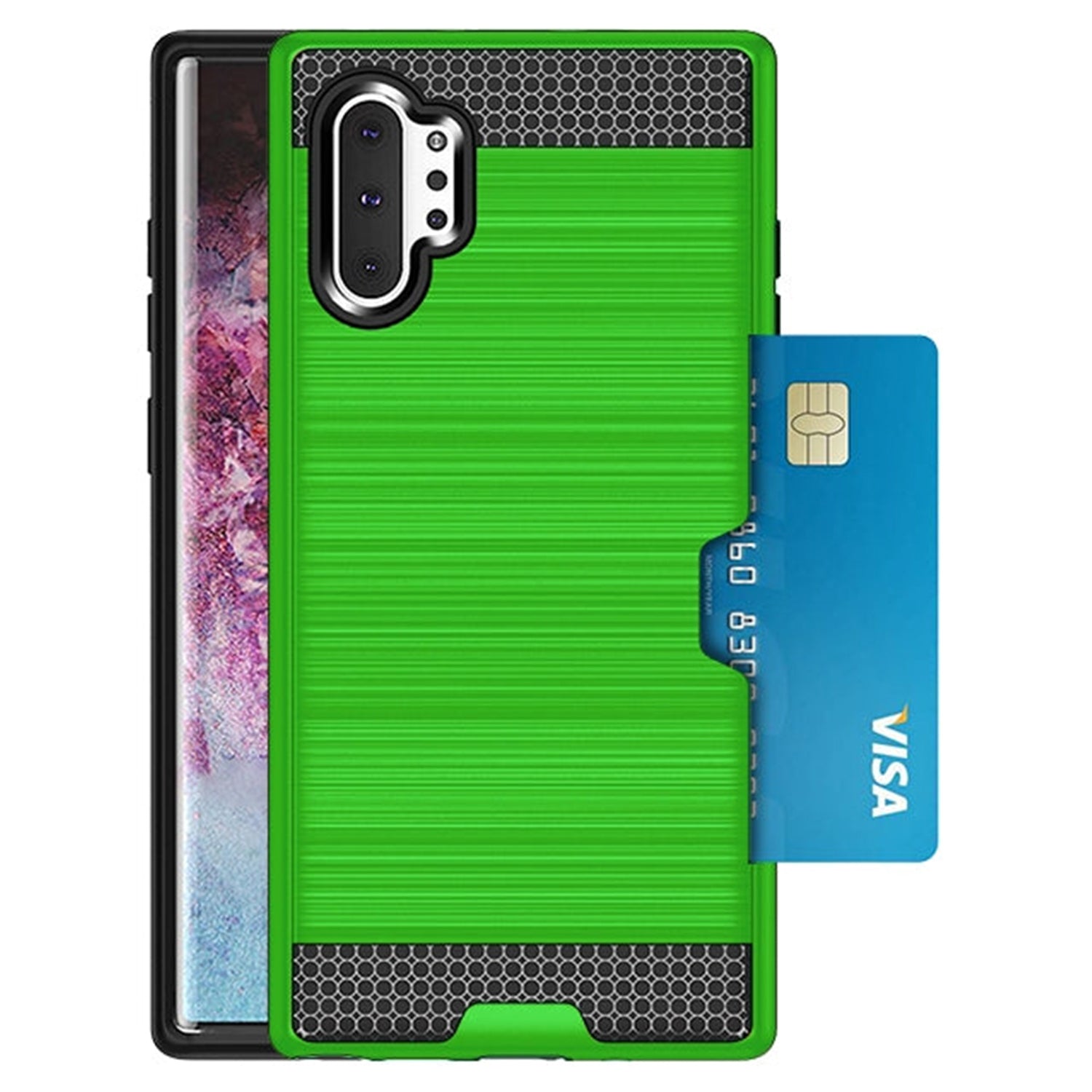 Slidable Card Holder case Compatible with Samsung Galaxy Note 10 Plus