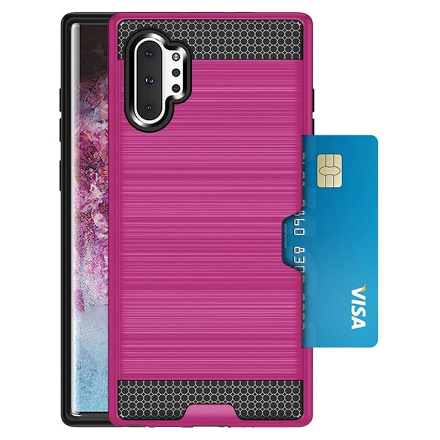 Slidable Card Holder case Compatible with Samsung Galaxy Note 10 Plus