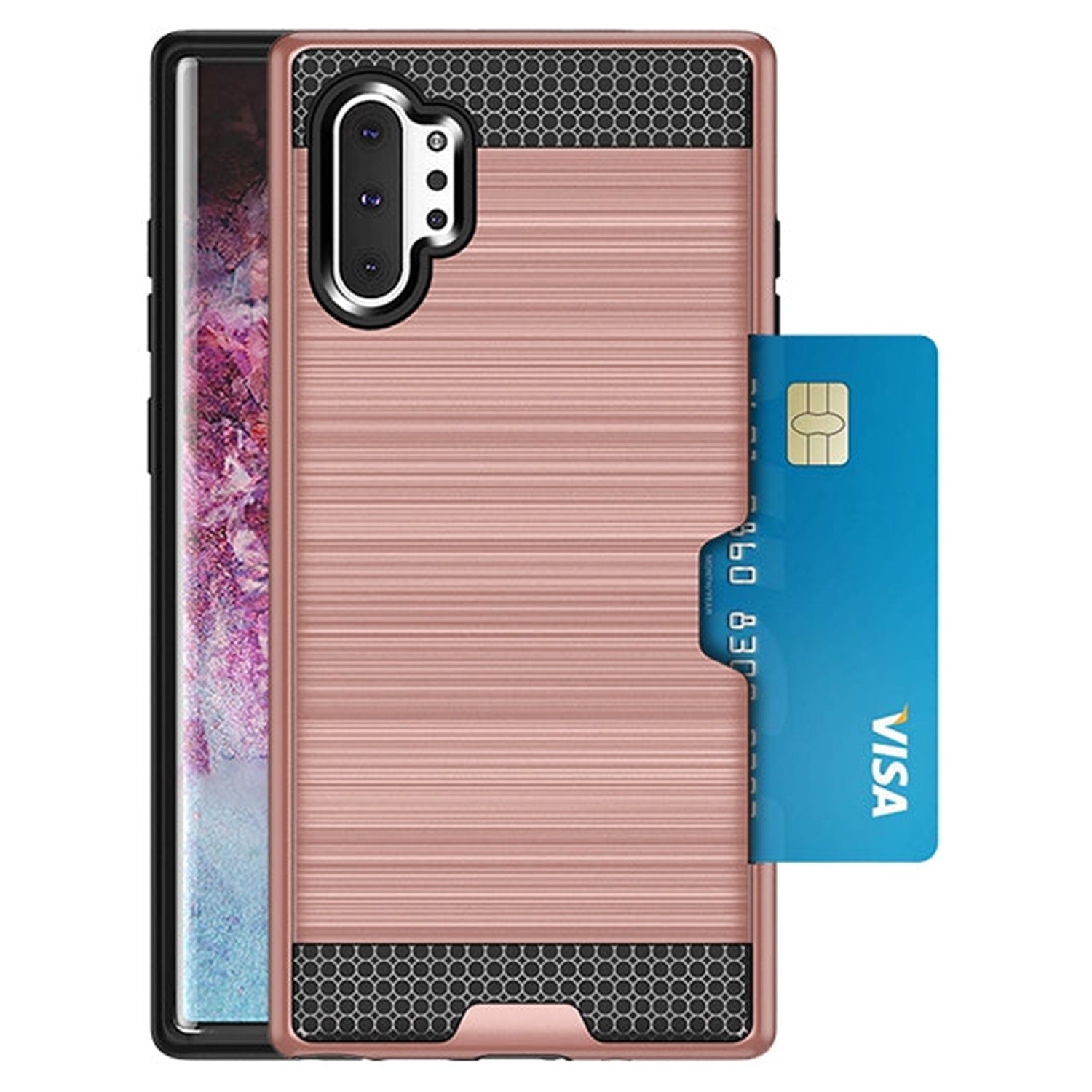 Slidable Card Holder case Compatible with Samsung Galaxy Note 10 Plus