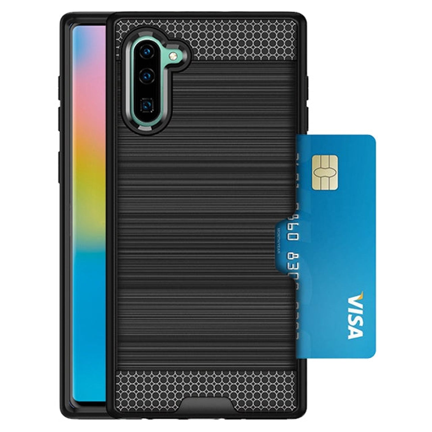 Slidable Card Holder case Compatible with Samsung Galaxy Note 10