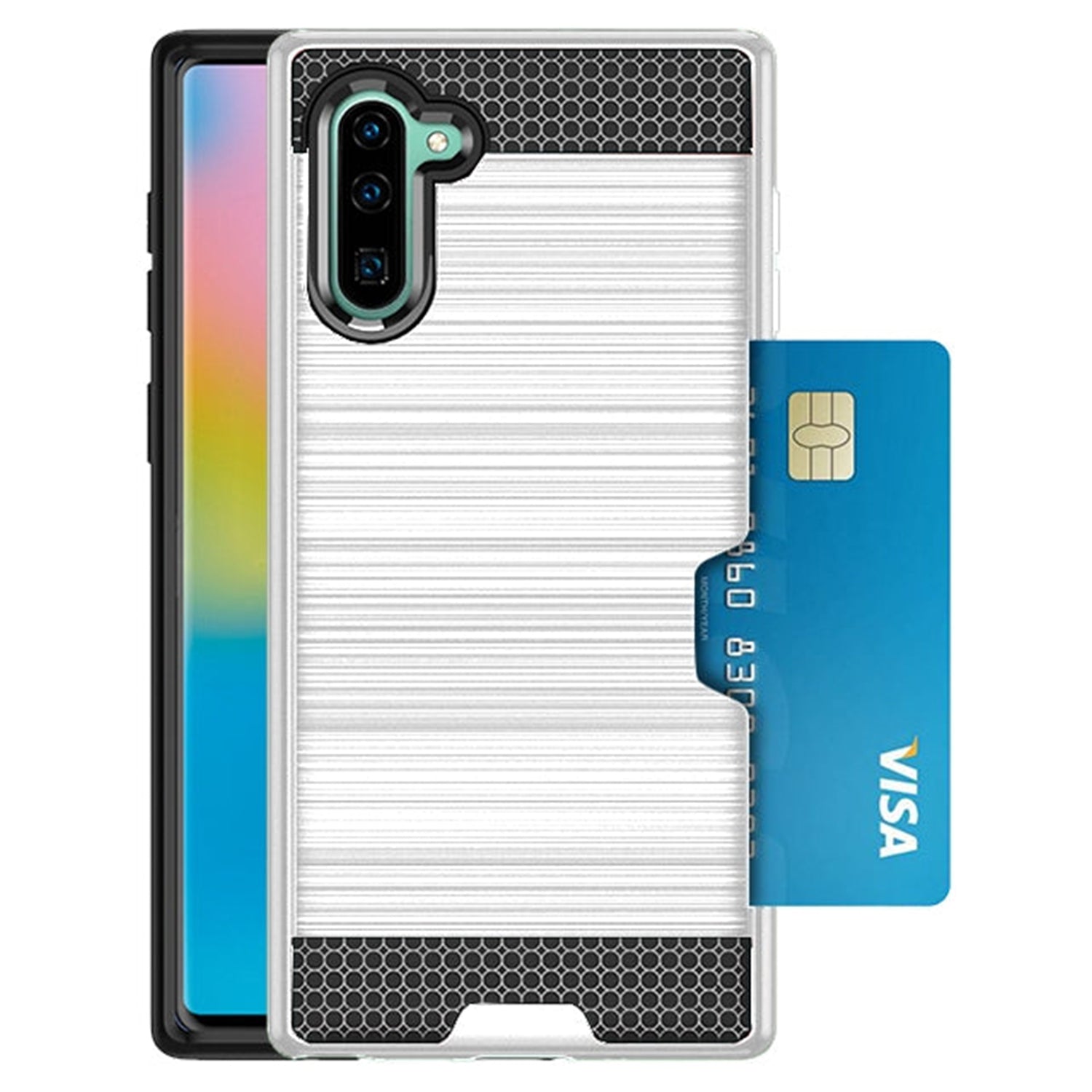 Slidable Card Holder case Compatible with Samsung Galaxy Note 10
