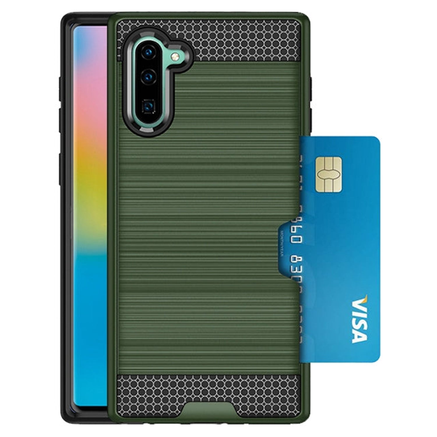 Slidable Card Holder case Compatible with Samsung Galaxy Note 10