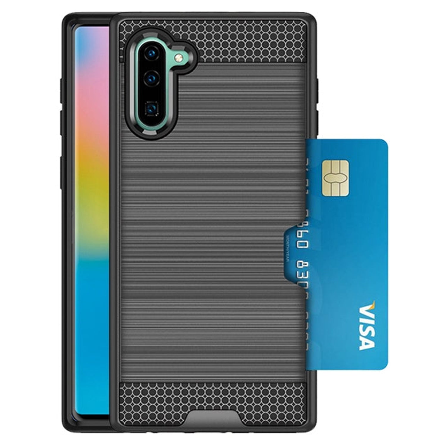 Slidable Card Holder case Compatible with Samsung Galaxy Note 10