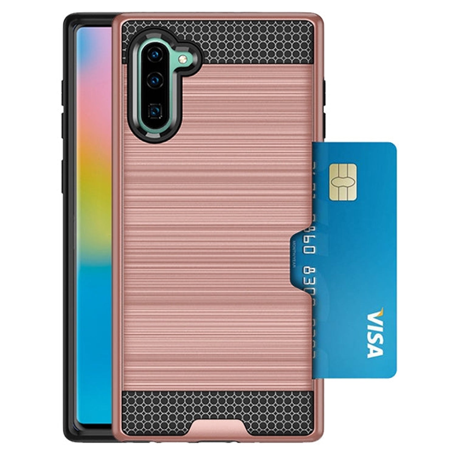Slidable Card Holder case Compatible with Samsung Galaxy Note 10