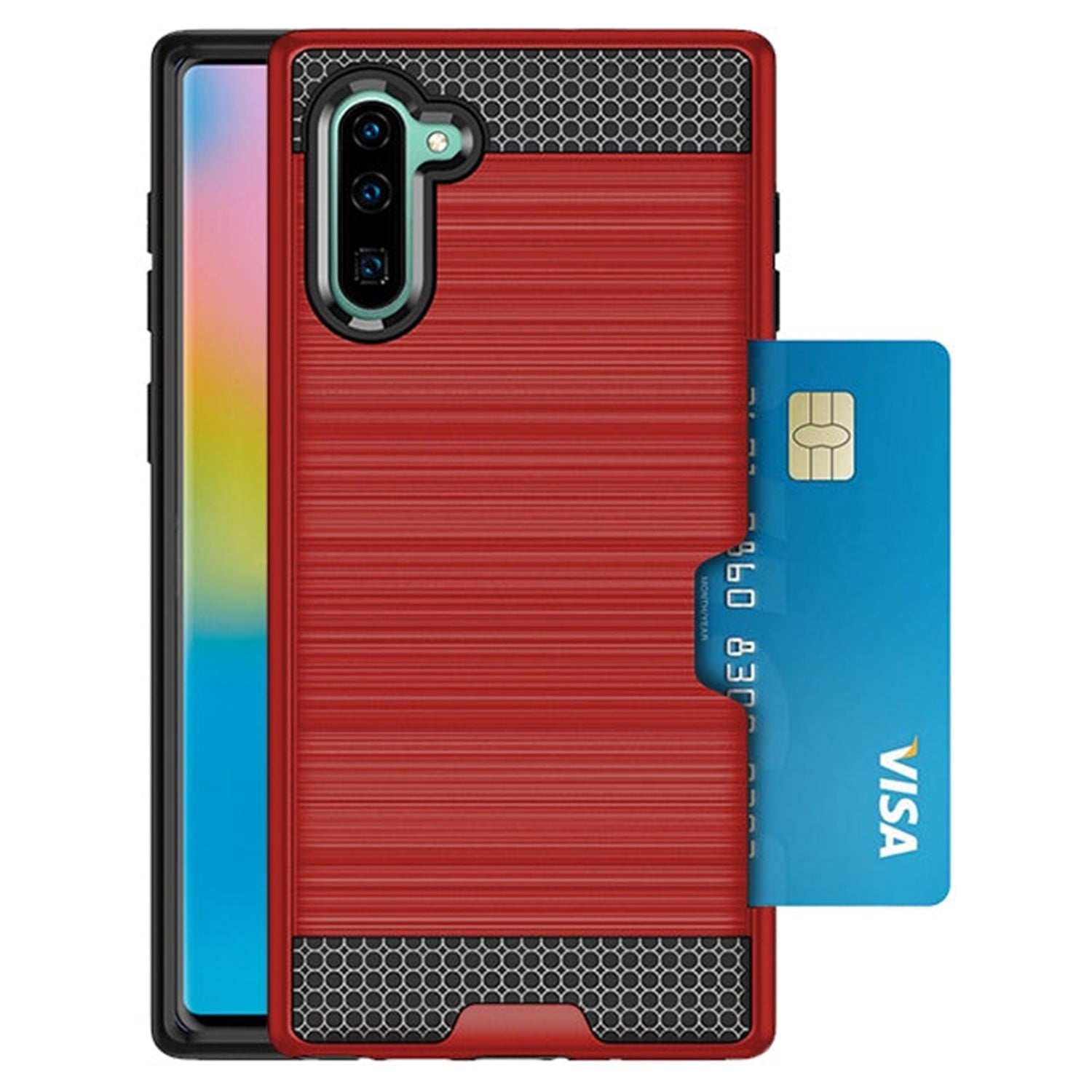 Slidable Card Holder case Compatible with Samsung Galaxy Note 10