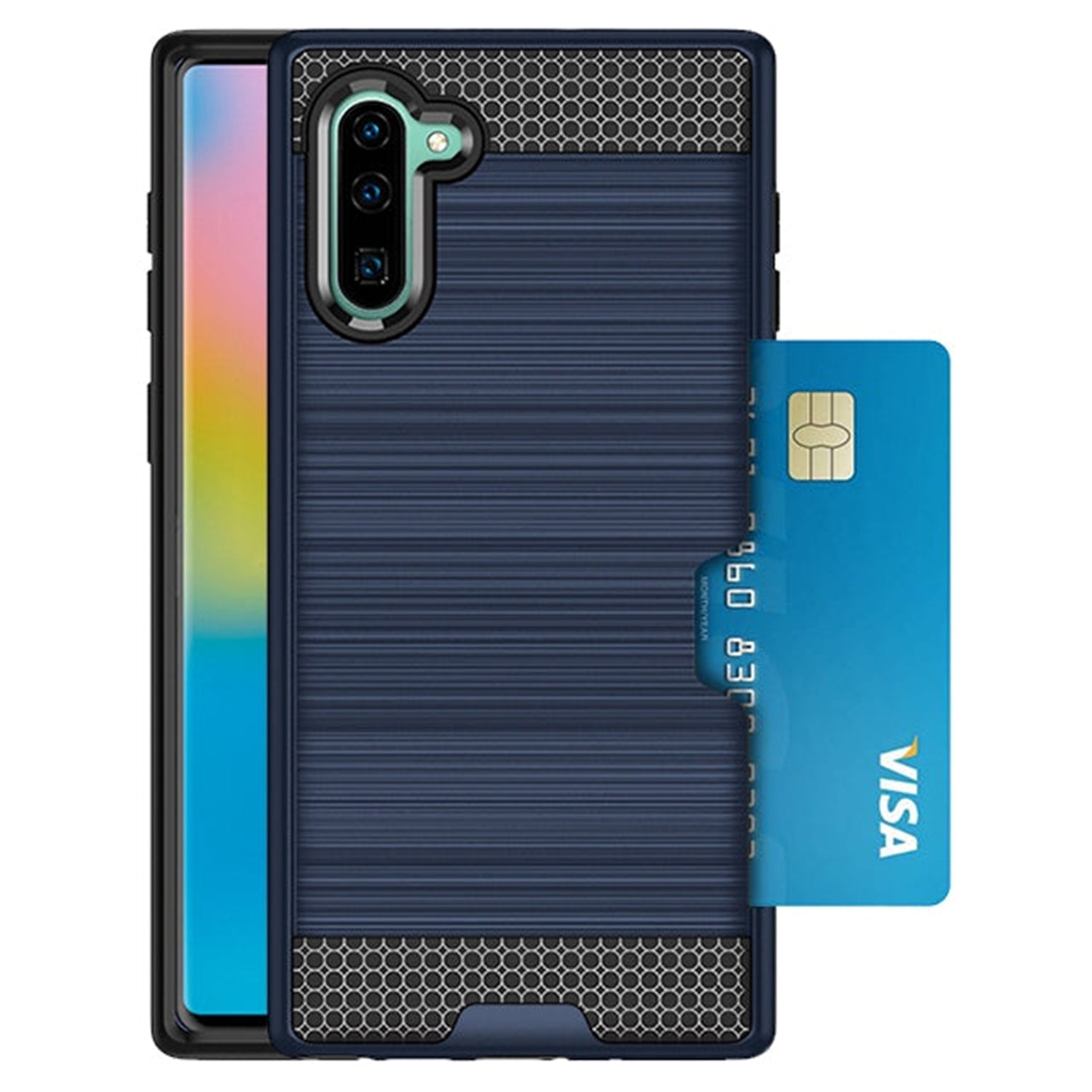 Slidable Card Holder case Compatible with Samsung Galaxy Note 10