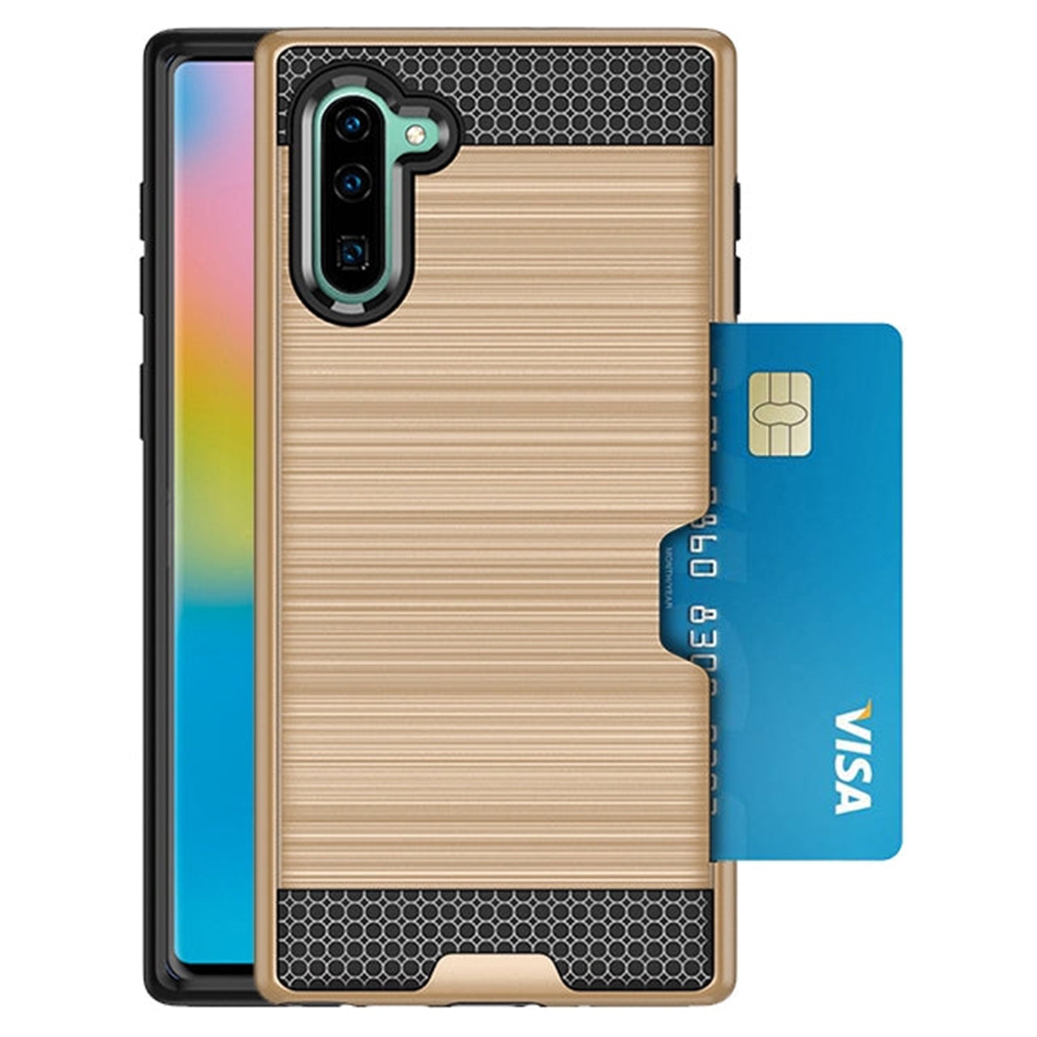 Slidable Card Holder case Compatible with Samsung Galaxy Note 10