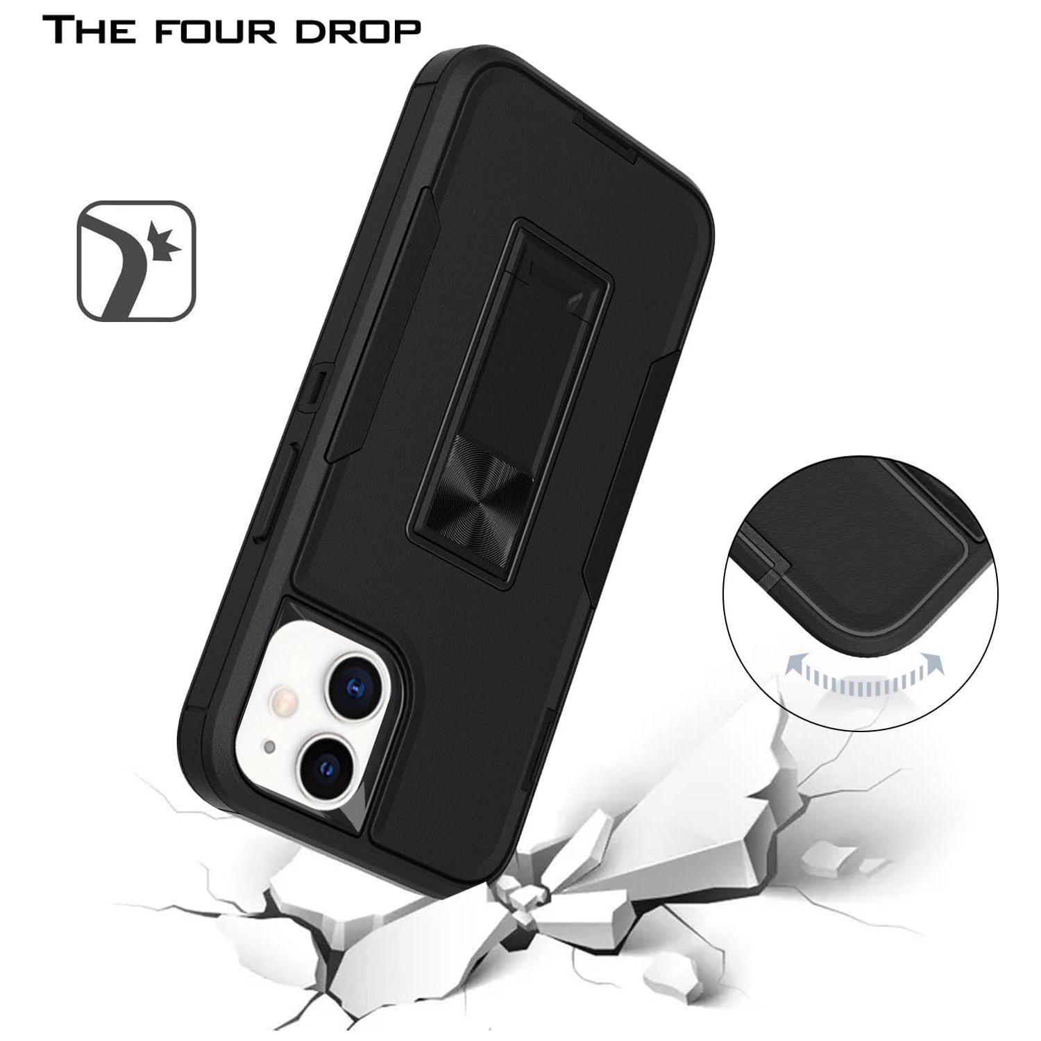 iPhone 11 (6.1’’) Kickstand fully protected heavy-duty shockproof case