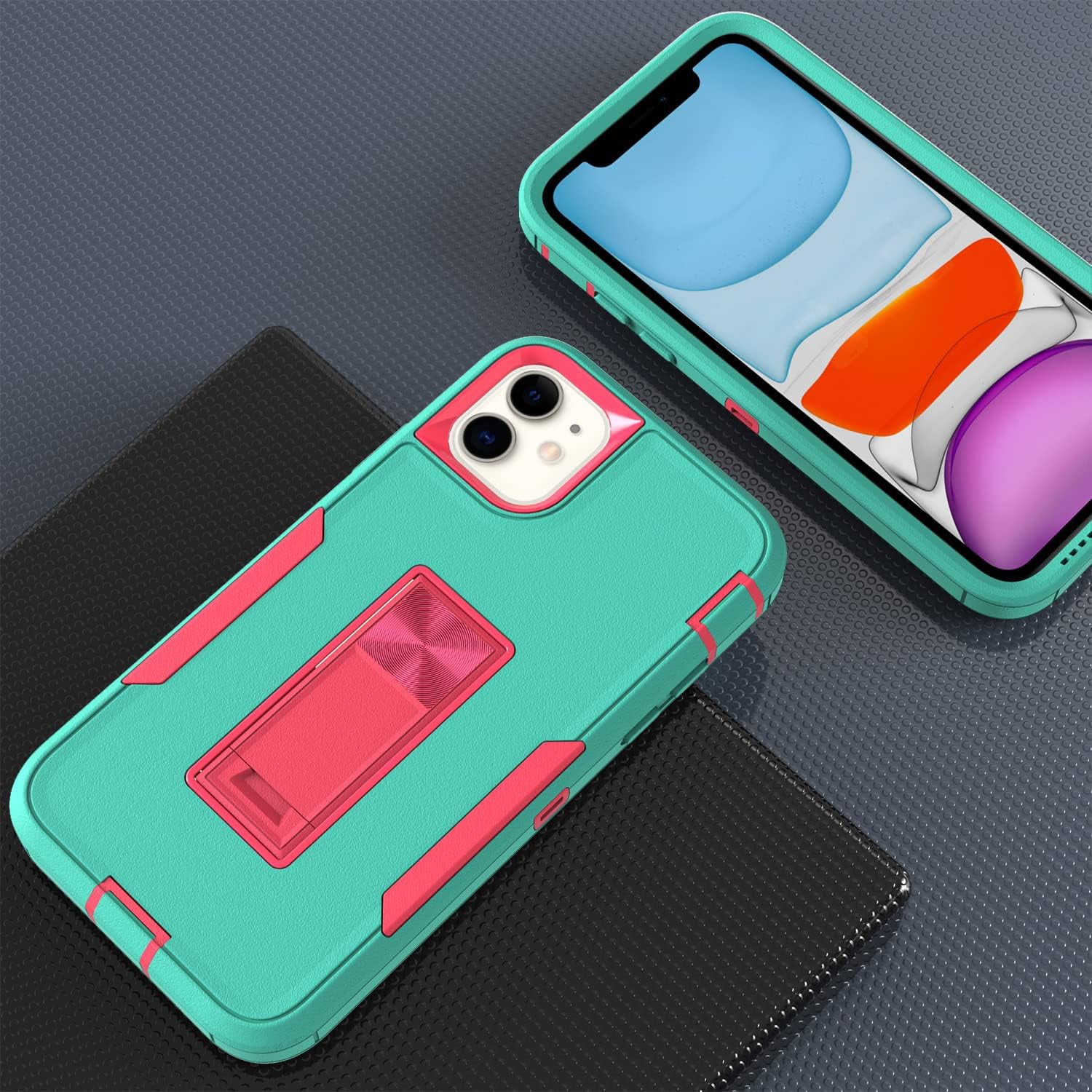 iPhone 11 (6.1’’) Kickstand fully protected heavy-duty shockproof case