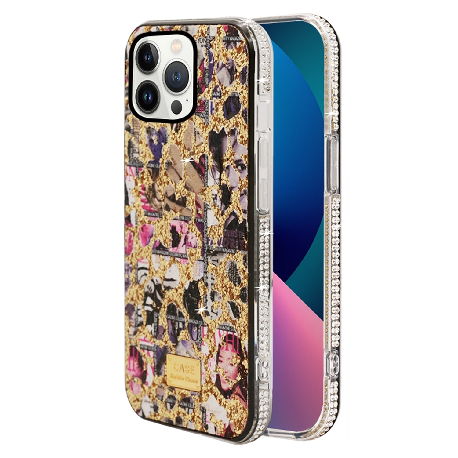 iPhone 13 Pro Tear the retro magazine cover and flash the case