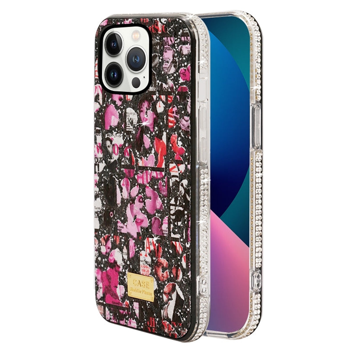iPhone 13 Pro Tear the retro magazine cover and flash the case