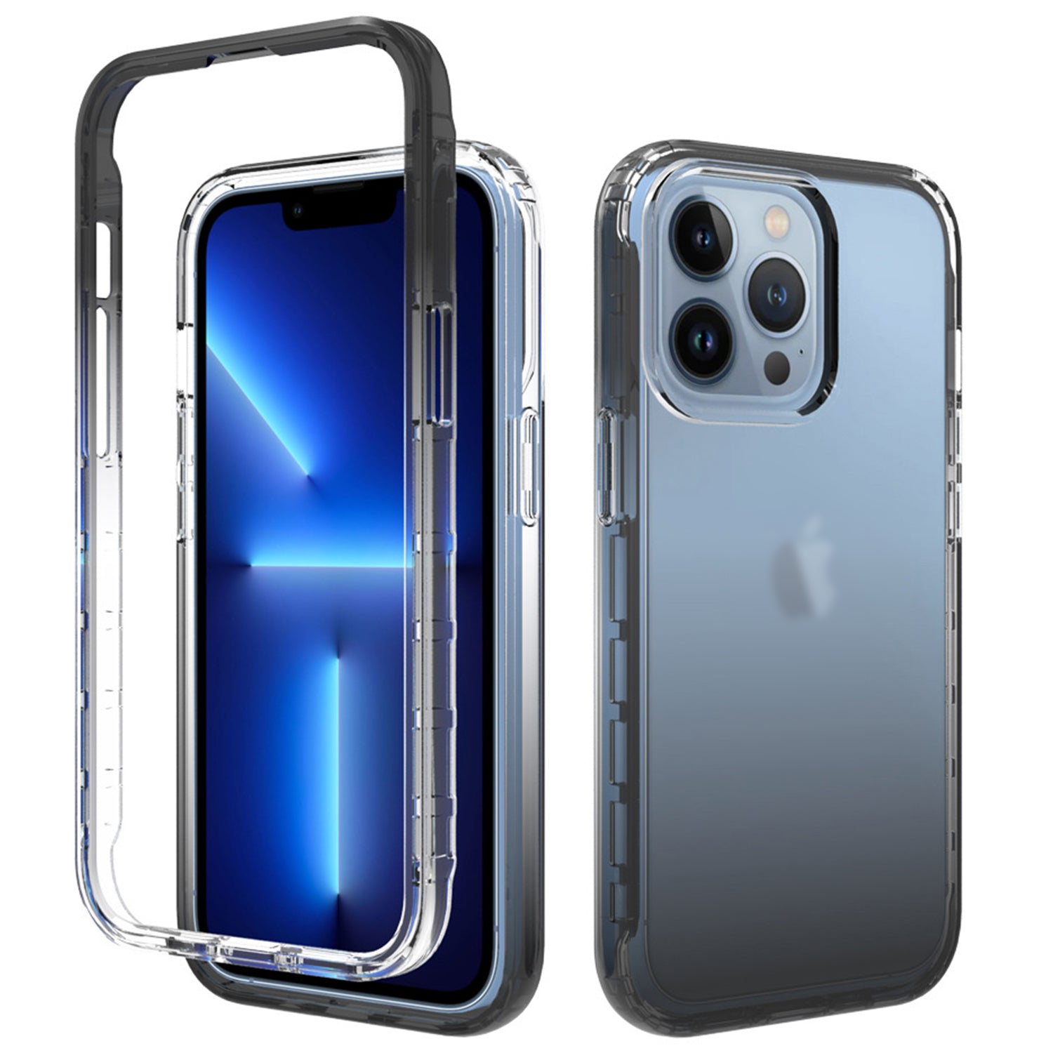 iPhone 13 Pro Max HD gradient transparent  case