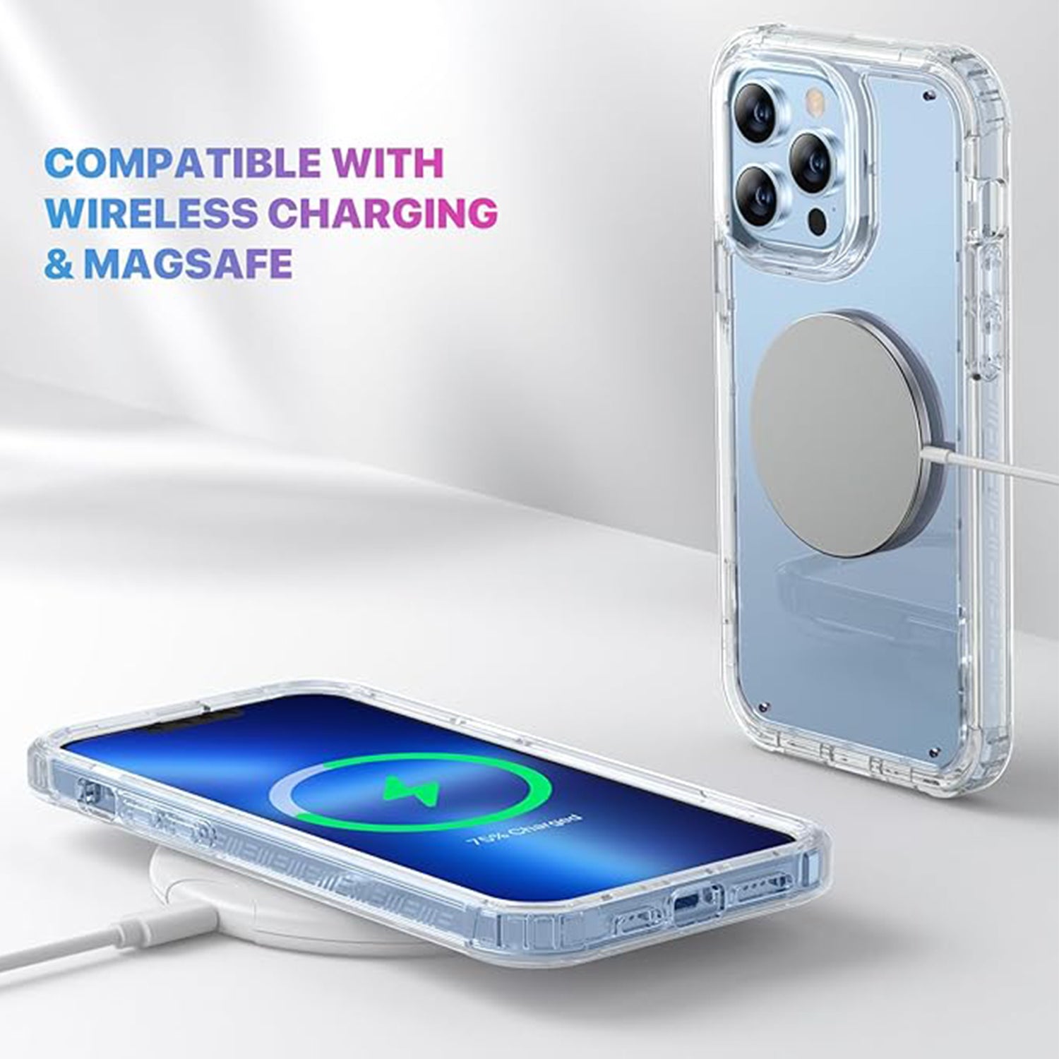 iPhone 13 Pro HD gradient transparent  case