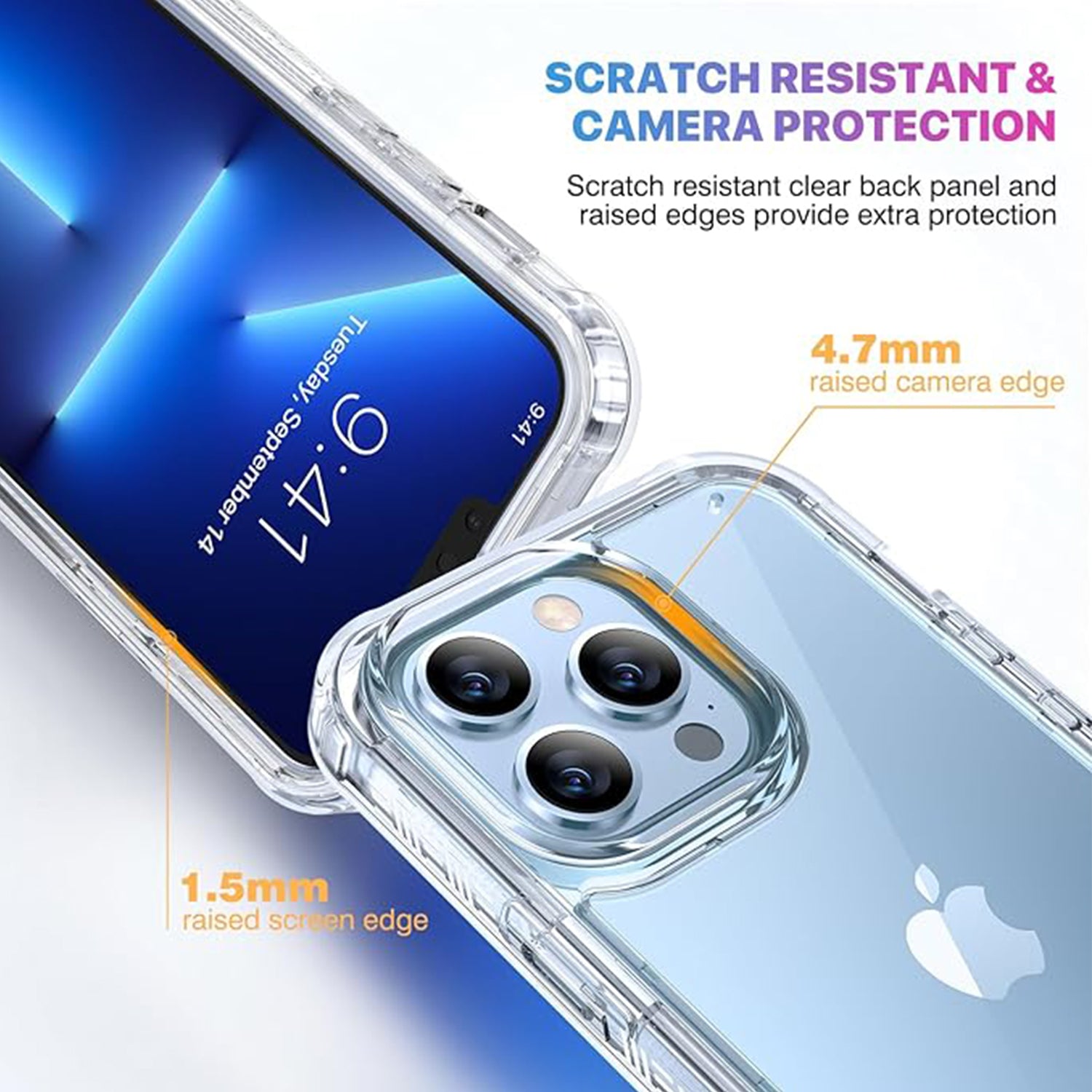iPhone 13 Pro Max HD gradient transparent  case