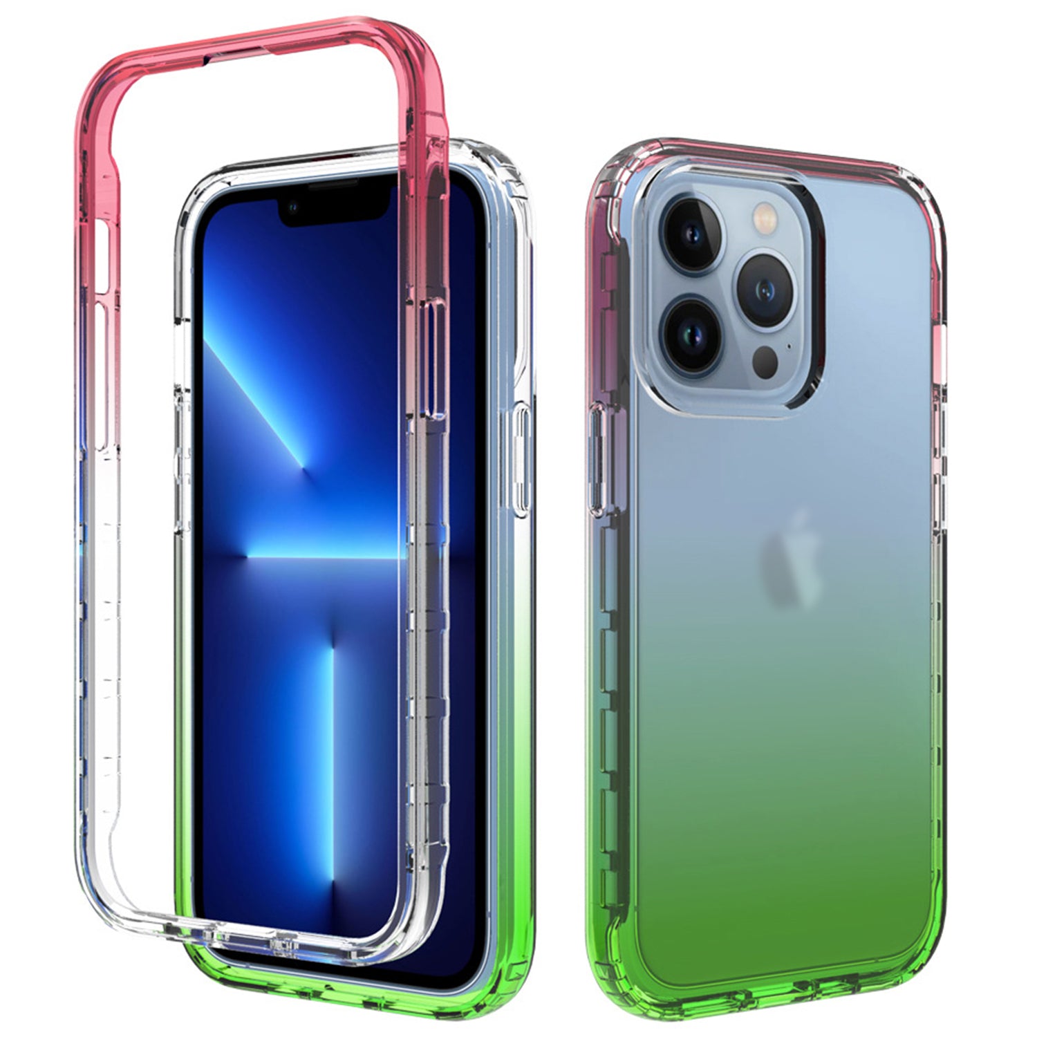 iPhone 13 Pro HD gradient transparent  case