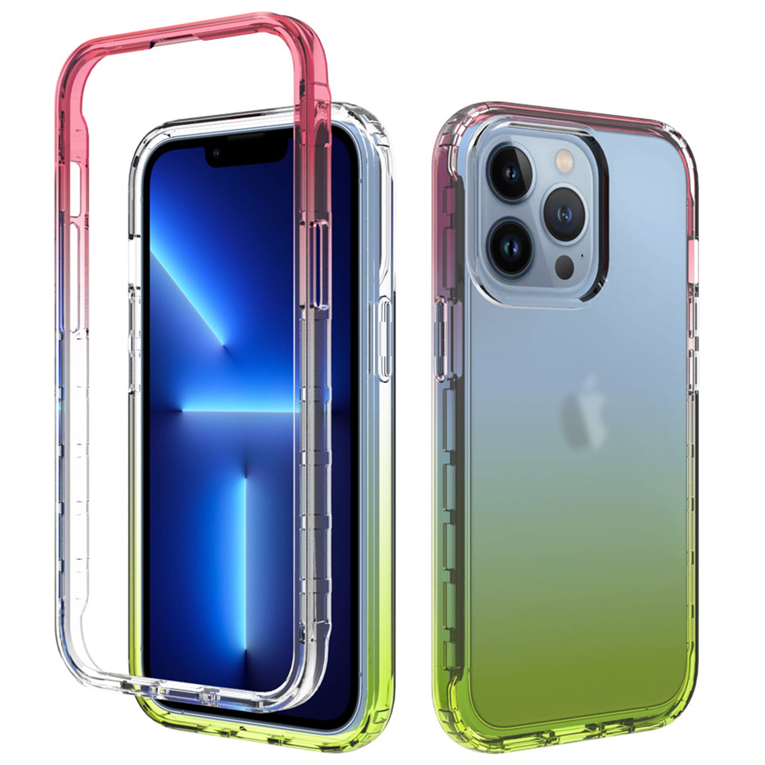 iPhone 13 Pro HD gradient transparent  case