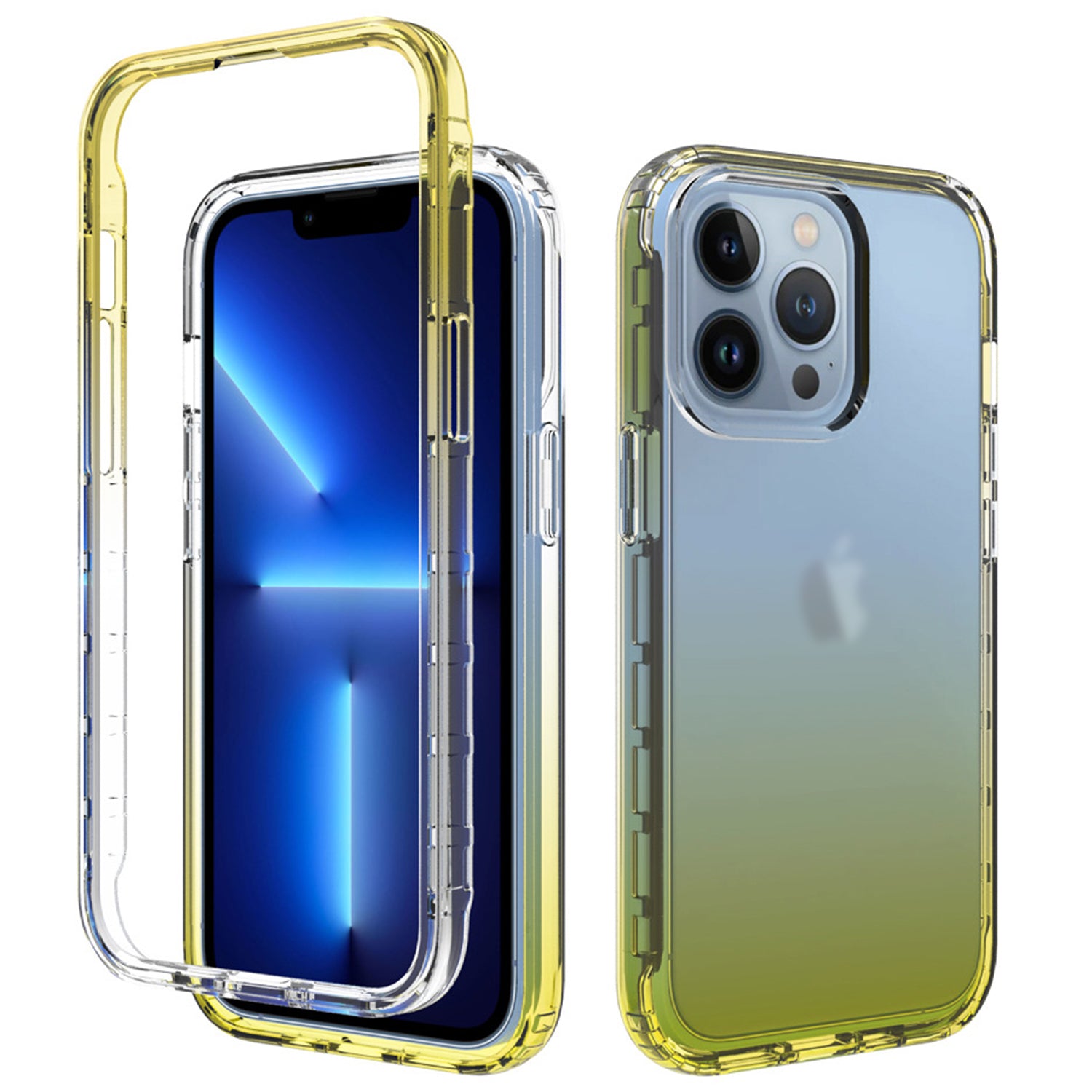 iPhone 13 Pro HD gradient transparent  case