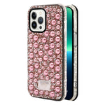iPhone  13 Pro Max Diamond inlaid on both sides,color pearl case
