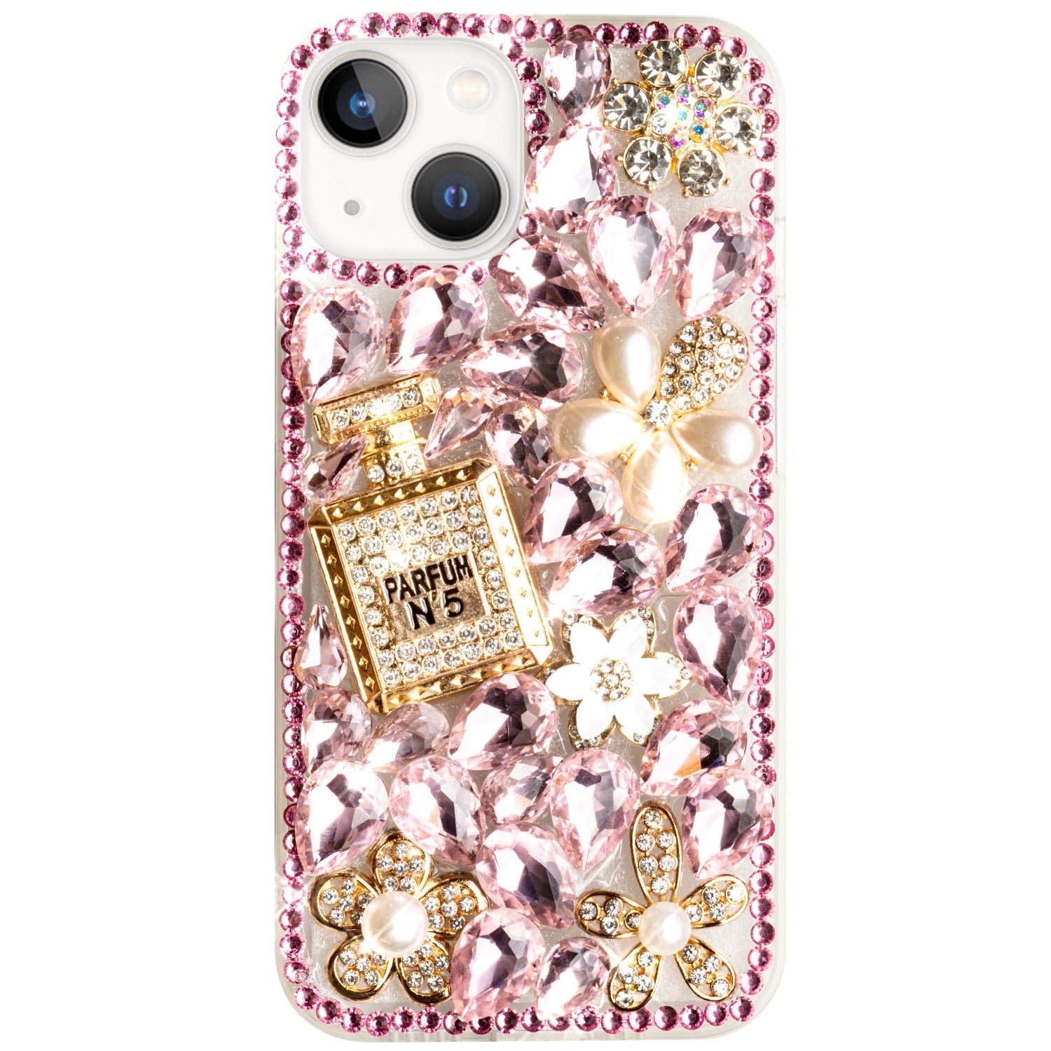 iPhone 15 Plus 3D Diamond Luxury Bling Bling TPU Case