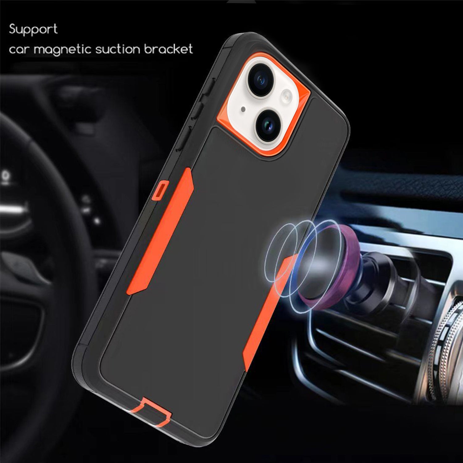 iPhone 13 mini Adsorbable  fully protected heavy-duty shockproof housing