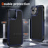 iPhone 14/13 Durable Defener Shockproof Hard PC TPU Luxury Case