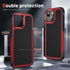iPhone 14/13 Durable Defener Shockproof Hard PC TPU Luxury Case