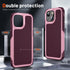 iPhone 14/13 Durable Defener Shockproof Hard PC TPU Luxury Case