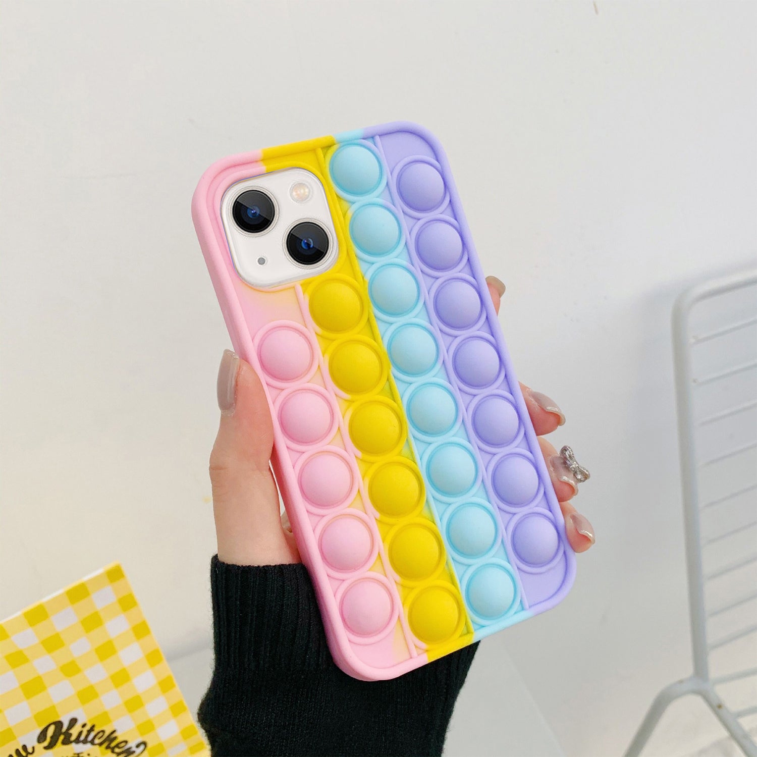 iPhone 13 (6.1") Press bubble sense mobile phone case