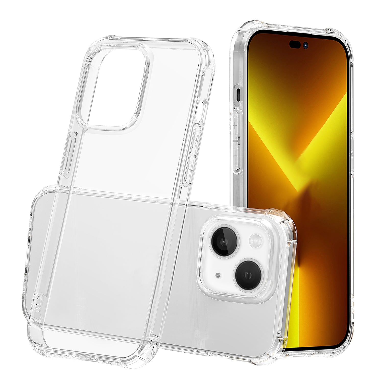 iPhone 13 mini Transparent Clear Soft TPU Cover Case