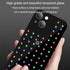 iPhone 14/13 Glowing and Cool Anti Drop Glass Shell Case-Black