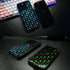 iPhone 14/13 Glowing and Cool Anti Drop Glass Shell Case-Black