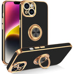 Fashion Ring Magnetic GPS car mount Phone Holder Case for iPhone 13 mini