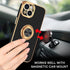 Fashion Ring Magnetic GPS car mount Phone Holder Case for iPhone 13 mini