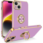 Fashion Ring Magnetic GPS car mount Phone Holder Case for iPhone 13 mini
