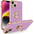 Fashion Ring Magnetic GPS car mount Phone Holder Case for iPhone 13 mini