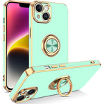 Fashion Ring Magnetic GPS car mount Phone Holder Case for iPhone 13 mini