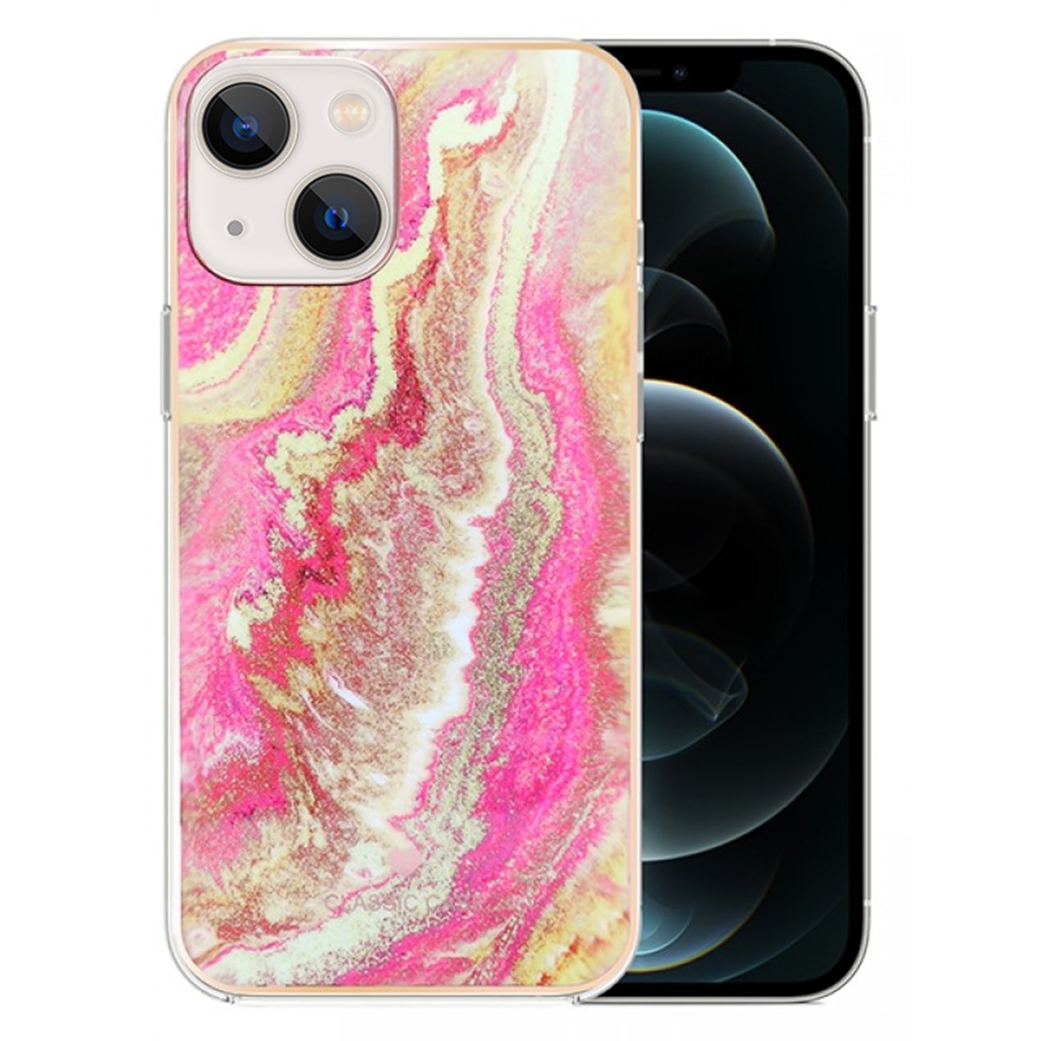iPhone 13 (6.1") Marbling is ultra-thin, light, fashionable, soft and elastic case